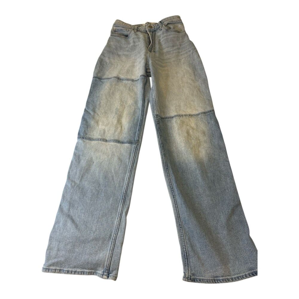 Hollister Curvy Ultra High Rise Dad Jean  Vintage Stretch 3R 26/31 wide leg